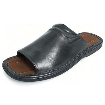 Men's Sandals Opened Toe Casual Slip On Slide Black