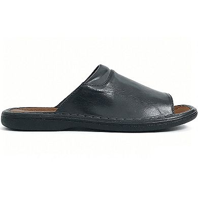 Men's Sandals Opened Toe Casual Slip On Slide Black