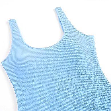 Minimal Scoop Neck Swimsuit