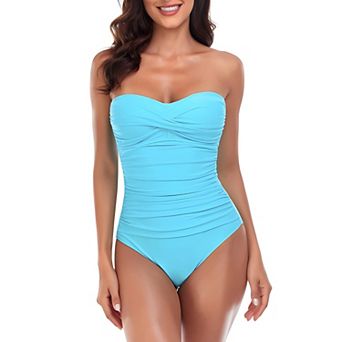 Tummy Control Strapless Swimwear