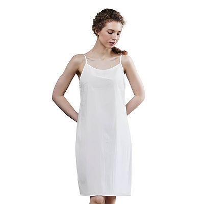womens cotton slip dress BEAUTELICATE Women Washed 100% Cotton Full Slip Dress Black at Amazon  Women's Clothing store