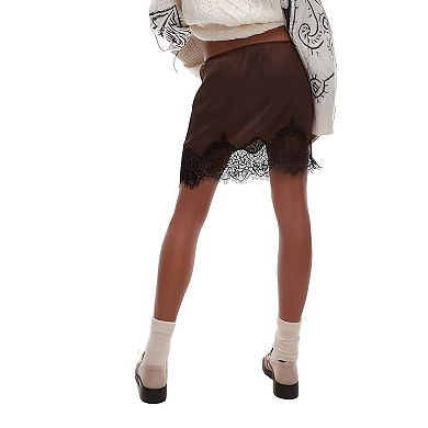 Women Short Half Slip Skirt