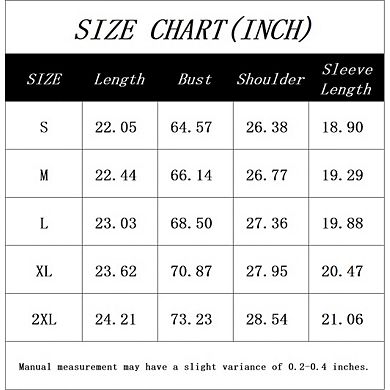 Women's Lapel Long Sleeve Zip Up Jacket Casual Outerwear