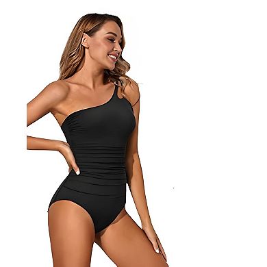 Classic One Shoulder Swimwear