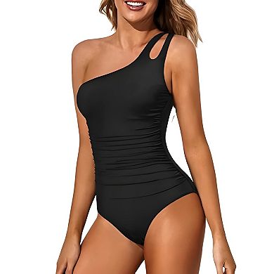 Classic One Shoulder Swimwear