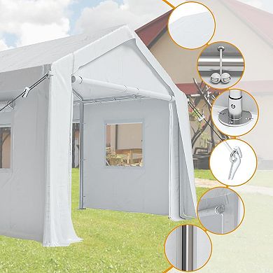 10Ftx20Ft Waterproof & Heavy Duty Portable Garage
