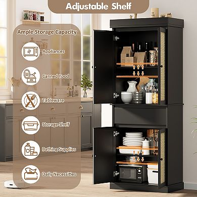 Slim Tall Pantry Cabinet