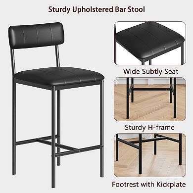 Heavy Duty Bar Stools Set of 2