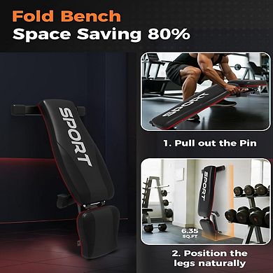 Adjustable Collapsible Weight Bench