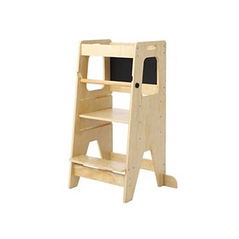 Wooden Kitchen Step Stool for Kids