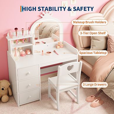 Kids Vanity with Lights