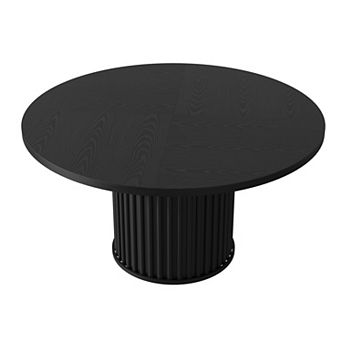 47Inch Round Dining Table for 4-6 People