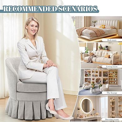 2pcs Vanity Stools