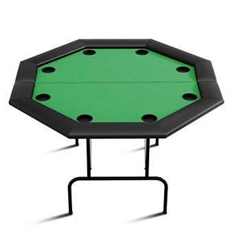 8 Player Poker Table 47 Inch Octagon Foldable Card Table