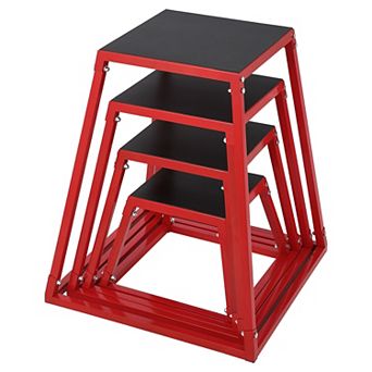 Adjustable Steel Plyometric Box Set