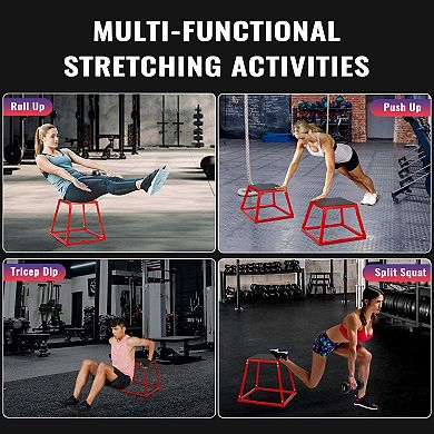 Adjustable Steel Plyometric Box Set