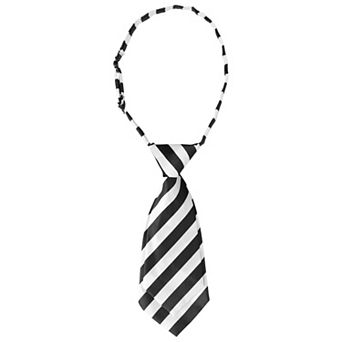 Cute Uniform Tie Pre-tied Knot Colorful Striped Short Ties for Women School Casual