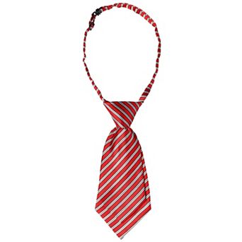 Cute Uniform Tie Pre-tied Knot Colorful Striped Short Ties for Women School Casual