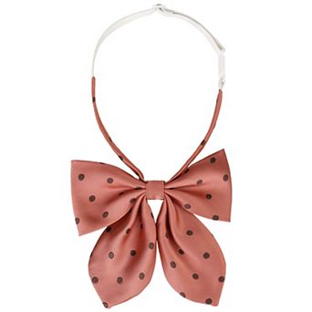 Women's Polka Dots Bow Ties Cute Pre-tied Ribbon Adjustable Straps Bowties for Uniform