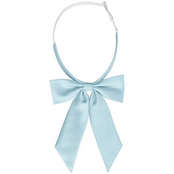 Women's Bow Ties Solid Color Western Ribbon Pre-Tied Bowties for School Uniform