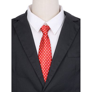 Pre-tied Necktie Colorful Cute Pattern Elastic Neck Extra Short Ties for Youth School Uniforms