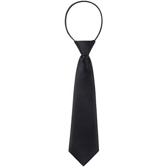 Pre-tied Necktie Colorful Cute Pattern Elastic Neck Extra Short Ties for Youth School Uniforms