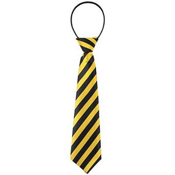Pre-tied Necktie Colorful Cute Pattern Elastic Neck Extra Short Ties for Youth School Uniforms