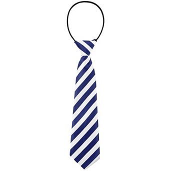 Pre-tied Necktie Colorful Cute Pattern Elastic Neck Extra Short Ties for Youth School Uniforms