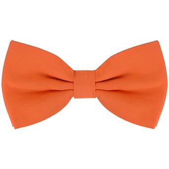 Men's Cotton Bowties Solid Color Textured Pre-tied Bow Ties for Family Party
