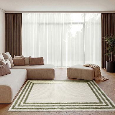 Nourison Pacific Shag Geometric Indoor Rug