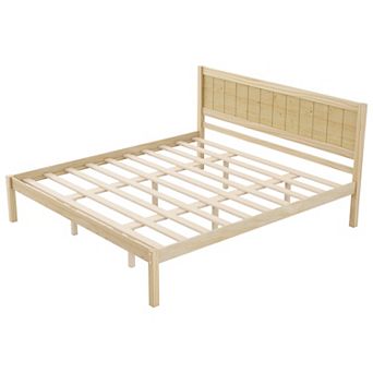 Merax Platform Bed Frame with Headboard