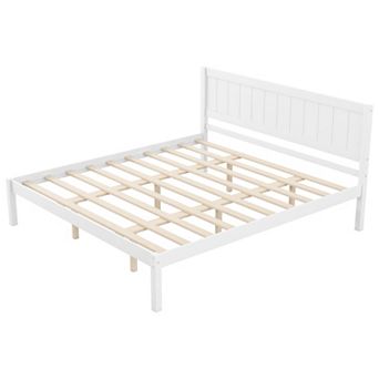 Merax Platform Bed Frame with Headboard