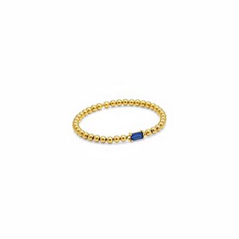 KAUFLY Stretch Beaded Birthstone Bracelet - Dainty Friendship Gift for Teen & Women