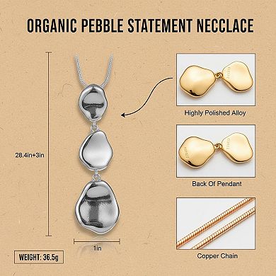 KAUFLY Long Pendant Necklaces For Women Multi-layer Y Necklace Set Statement Chic