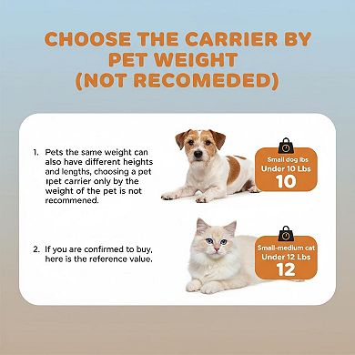Petsfit Top-expandable Pet Carrier Airline Approved Soft-sided For Small Cats Dogs Locking Zippers