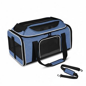 Petsfit Top Expandable Pet Carrier Airline Approved Soft Sided Small Cats Dogs Locking