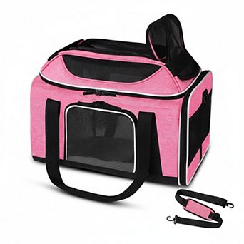 Petsfit Top Expandable Pet Carrier Airline Approved Soft Sided Small Cats Dogs Locking