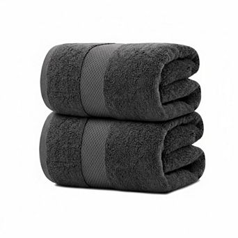 KAUFLY 2-Pack 35"x70" 700 GSM Cotton Bath Sheets - Highly Absorbent Hotel Luxury