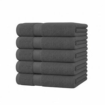 KAUFLY 6-Pack Cotton Bath Towels - Lightweight, Quick Dry & Absorbent Multi-Use Set