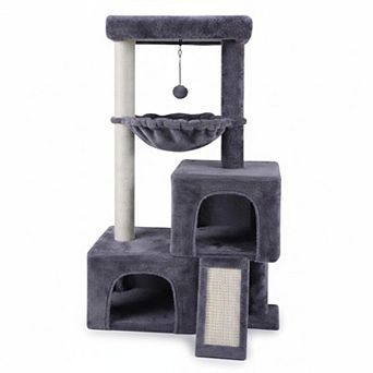 Nicate 37.4 in Cactus Cat Tree Tower: Perch, Hammock, Scratching Post & Balls