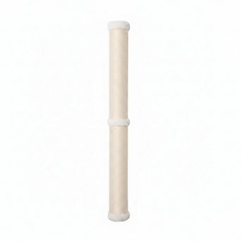 Nicate 34'' Wall Mounted Cat Scratcher Sisal Pole 360° Rotatable Faux Rabbit Accents