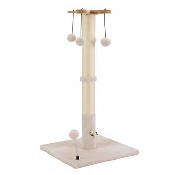 Nicate Cat Scratcher Sisal Posts: 4 Hanging Balls, Tree Hole, Two Installation Ways