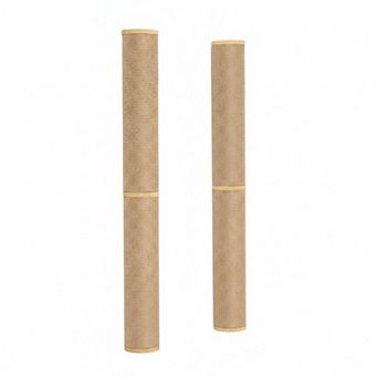 Nicate 34" Wall Mounted Cat Scratcher Wood Sisal Tall Sturdy Climbing Pole