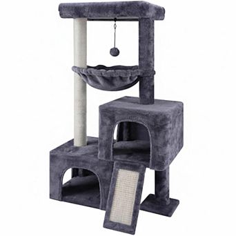 KAUFLY 37.4"Cactus Cat Tree with Condos,Perch,Hammock&Scratching Posts