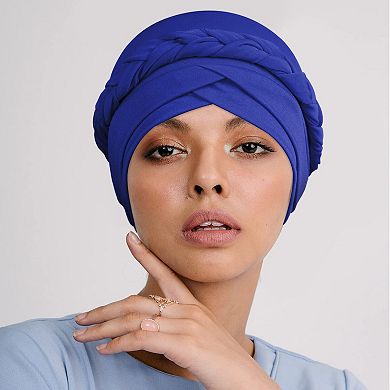 6 Pack Women's Polyester Turban Head Wraps Comfortable, Chic, One Size