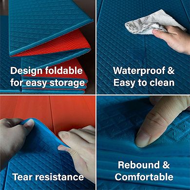 Lightweight Anti-Slip Yoga Mat - Compact, Easy to Store, Perfect for Home Workouts
