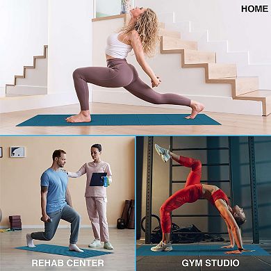 Lightweight Anti-Slip Yoga Mat - Compact, Easy to Store, Perfect for Home Workouts