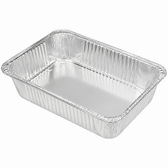 40 Pack 9x13 Inch Disposable Aluminum Foil Pans Oven Safe For Baking Cooking