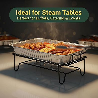 40 Pack 9x13 Heavy Duty Disposable Aluminum Foil Baking Pans