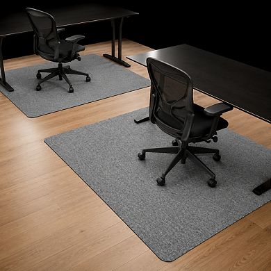 Large Anti Slip Hardwood Floor Chair Mat Protector Quiet Pet Friendly Easy Clean